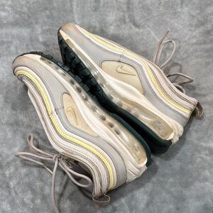 Nike Air Max 97 in Taupe, Pale Yellow & Dark Green